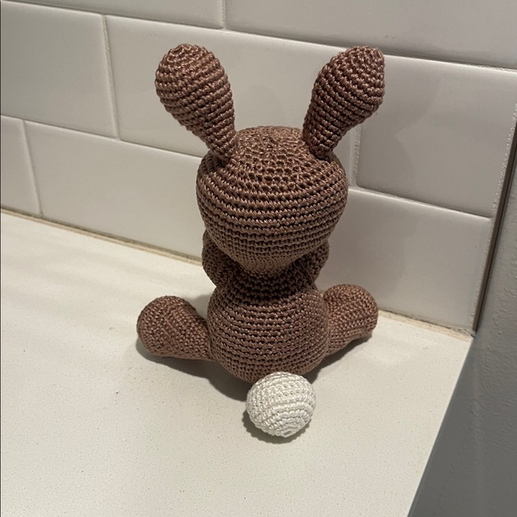 Handcrafted Spring Easter Bunny Rabbit Holiday Decor Amigurui Crochet Carrot - Picture 7 of 10